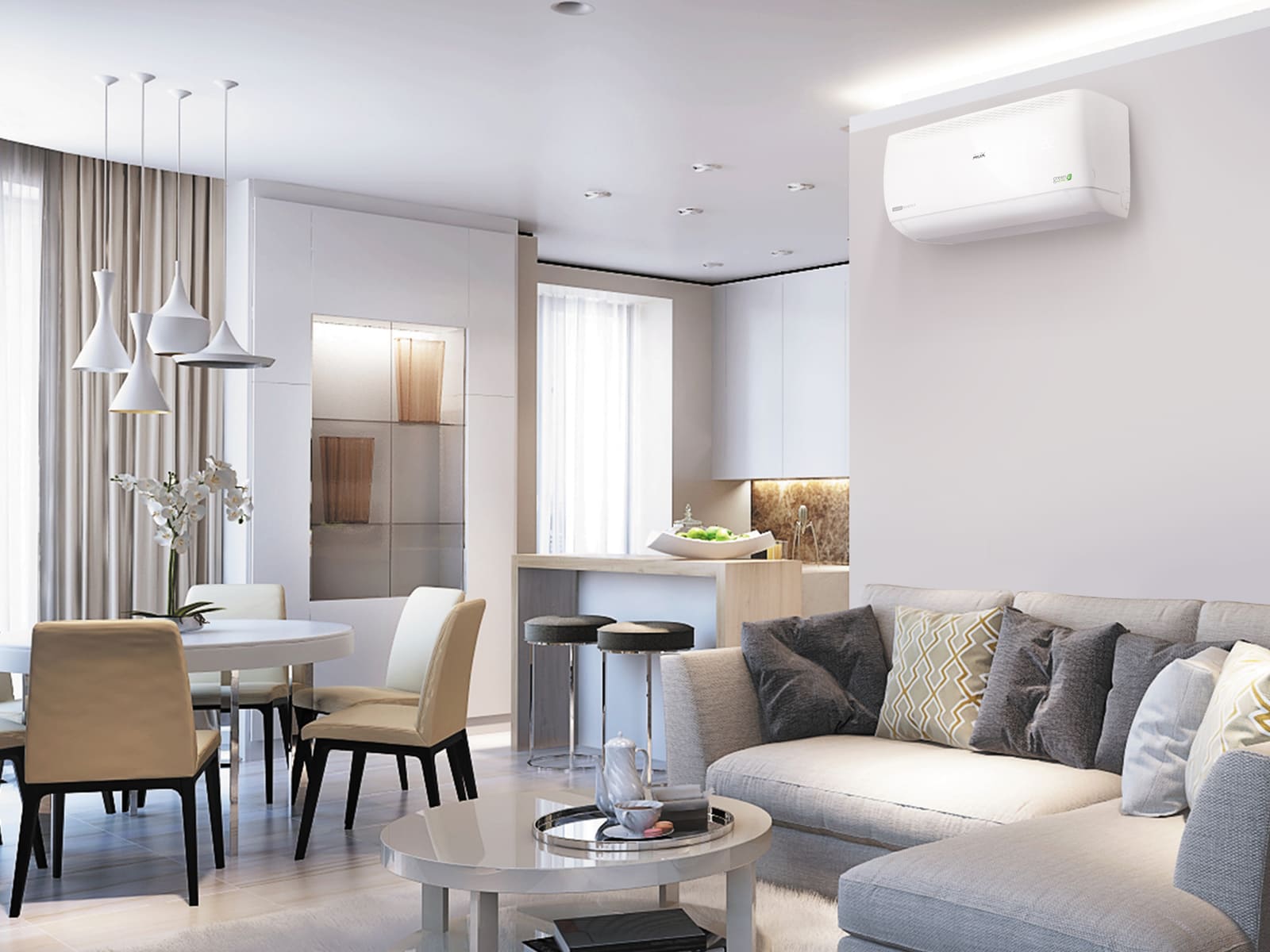 Настенный внутренний блок мульти сплит системы AUX AMWM-H12/4R2(J)